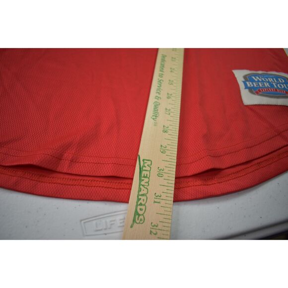 Old Chicago Jersey Red Pizza Craft Beer World Beer Tour Unisex XL - Picture 5 of 5